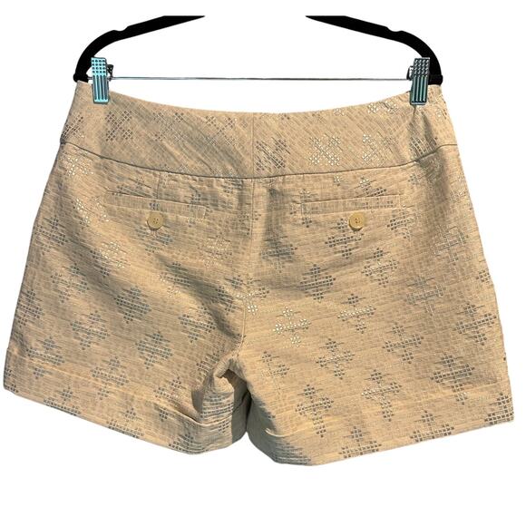 The Limited Size 10 Cassidy Short Dressy Short Silver Print Boho Short Micro - Picture 2 of 10